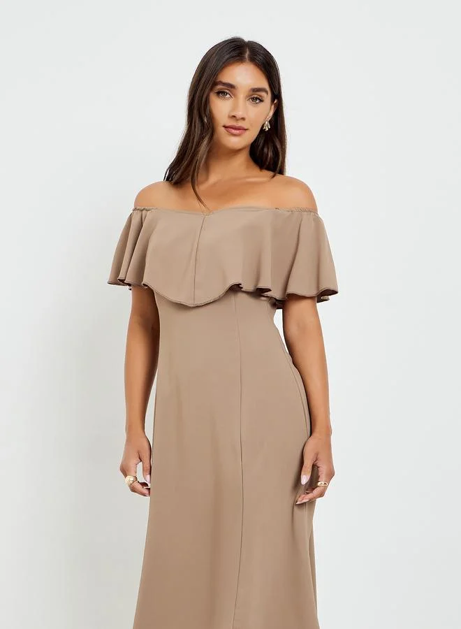 Women Off-Shoulder Midi Dress